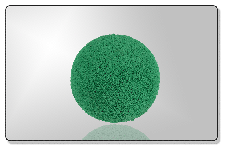 Sponge Ball 125mm OD Soft Density - Click Image to Close